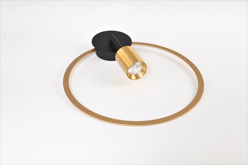 גוף תאורה צמוד קיר KNOCK 5W שחור, זהב, חלודה, נחושת