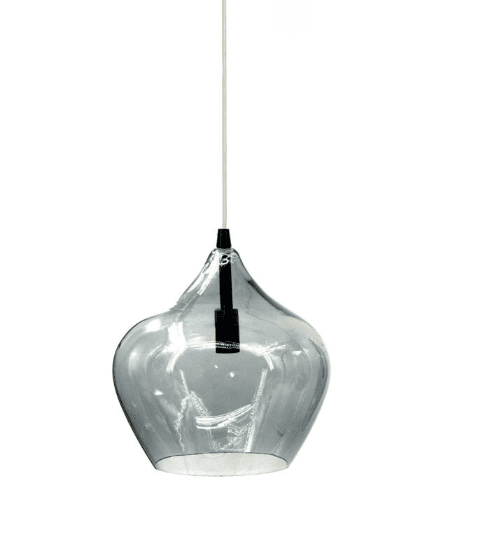 מנורת תלייה שנדי מעושן 20 ס"מ