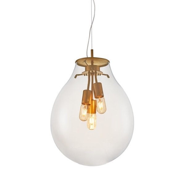 מנורת תליה ספייס דגם AP9061-480CL שקוף/מעושן/קוניאק