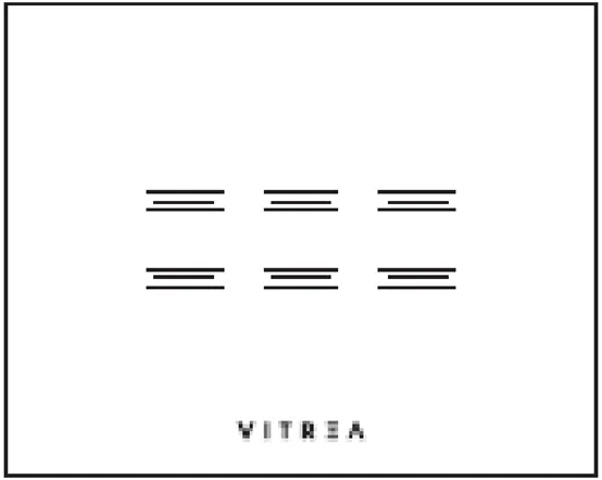 שלושה זוגות לחצני UP/DOWN לתריס חכם VITREA