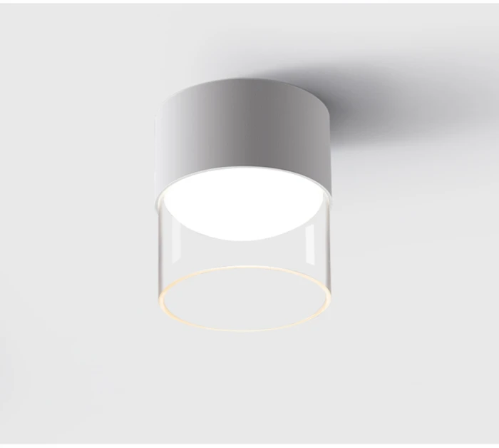 צילנדר לבן שקוף 12W