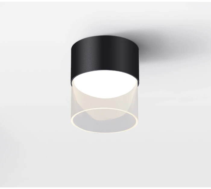 צילנדר שחור שקוף 12W