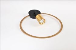 גוף תאורה צמוד קיר KNOCK 5W שחור, זהב, חלודה, נחושת