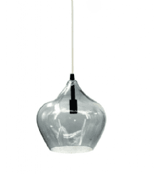 מנורת תלייה שנדי מעושן 20 ס"מ