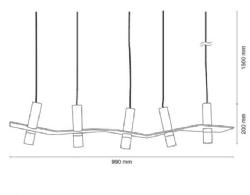 מנורת תלייה דגם מריו מפרט