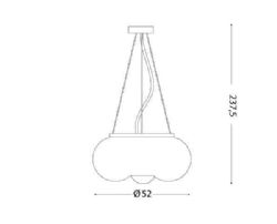 מפרט מנורת תלייה מדגם אריזונה