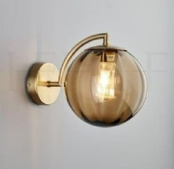 מנורת קיר מעץ דלעת G9