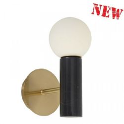 ארט צמוד קיר דילו שחור-פליז