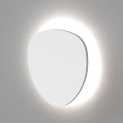 מנורת קיר אמורפי קוטר 26/14/19 סמ שחור/לבן/זהב