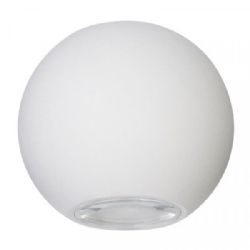 אלסי כדור צמוד קיר אפ-דאון מוגן מים לבן