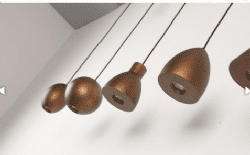 צורות תלייה דקורטיבי חלודה 3