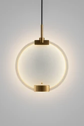 מנורת תליה דיסק זכוכית